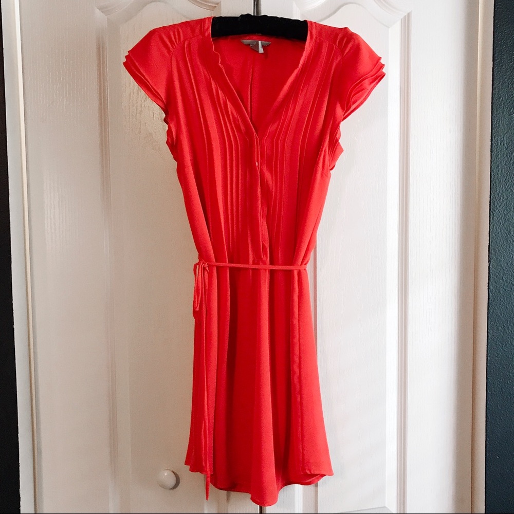 Short Sleeve Chiffon Dress